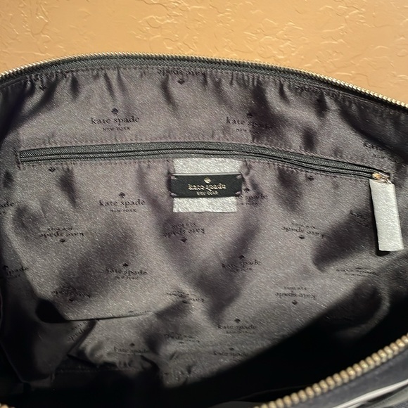 NWT Kate Spade Kitt Jess Nylon & Leather Striped Tote Bag MSRP $299 - Picture 9 of 11